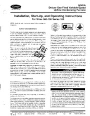 Carrier Owners Manual page 1