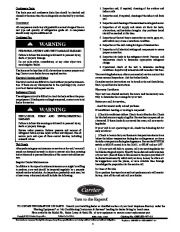 Carrier Owners Manual page 4