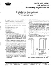 Carrier 58G 58S 1SI Gas Furnace Owners Manual page 1