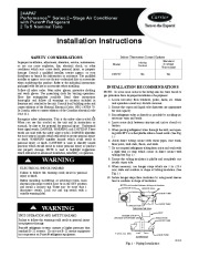 Carrier 24apa7 3si Heat Air Conditioner Manual page 1