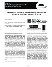 Carrier 58MCB 4SI Gas Furnace Owners Manual page 1