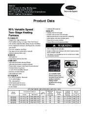 Carrier 58HDV 03PD Gas Furnace Owners Manual page 1