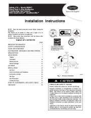 Carrier 58MVC 1SI Gas Furnace Owners Manual page 1