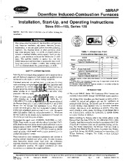Carrier 58RAP 2SI Gas Furnace Owners Manual page 1