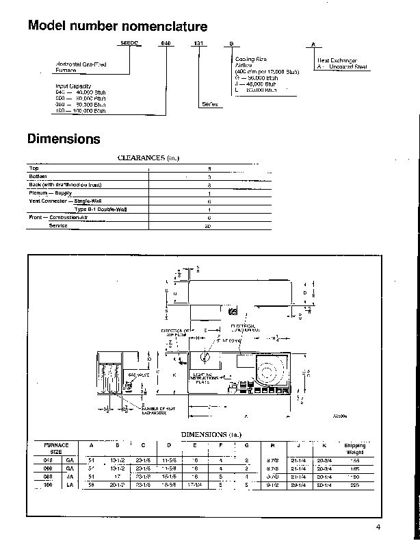 Carrier 58EDC 3PD Gas Furnace Owners Manual
