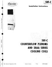 Carrier 58FC501005 Gas Furnace Owners Manual page 1