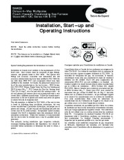 Carrier 58MEB 05SI Gas Furnace Owners Manual page 1