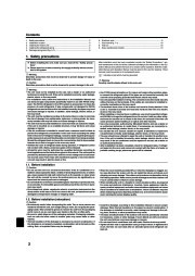 Mitsubishi Electric Owners Manual page 2