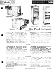 Carrier 58B 2P Gas Furnace Owners Manual page 1