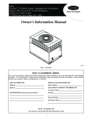 Carrier 50es 01 Heat Air Conditioner Manual page 1