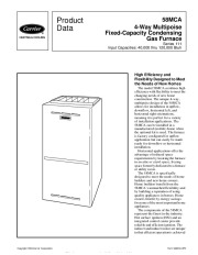 Carrier 58MCA 3PD Gas Furnace Owners Manual page 1