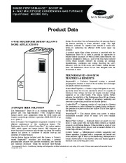 Carrier 58MEB 03PD Gas Furnace Owners Manual page 1