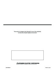 Mitsubishi Electric Owners Manual page 16