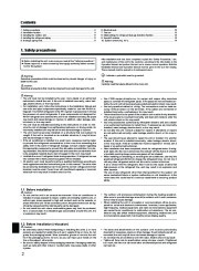 Mitsubishi Electric Owners Manual page 2