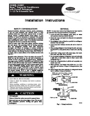 Carrier Owners Manual page 1