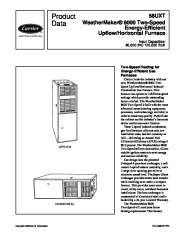 Carrier 58UXT 4PD Gas Furnace Owners Manual page 1