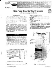 Carrier 58DR 1SI Gas Furnace Owners Manual page 1