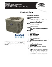 Carrier 25hcs3 3pd Heat Air Conditioner Manual page 1