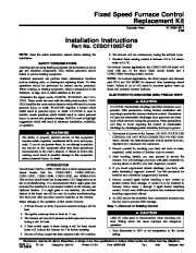 Carrier 58DHC 6SI Gas Furnace Owners Manual page 1