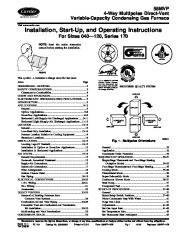 Carrier Owners Manual page 1