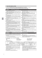 Mitsubishi Electric Owners Manual page 2