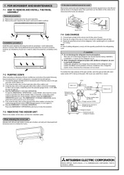 Mitsubishi Electric Owners Manual page 8