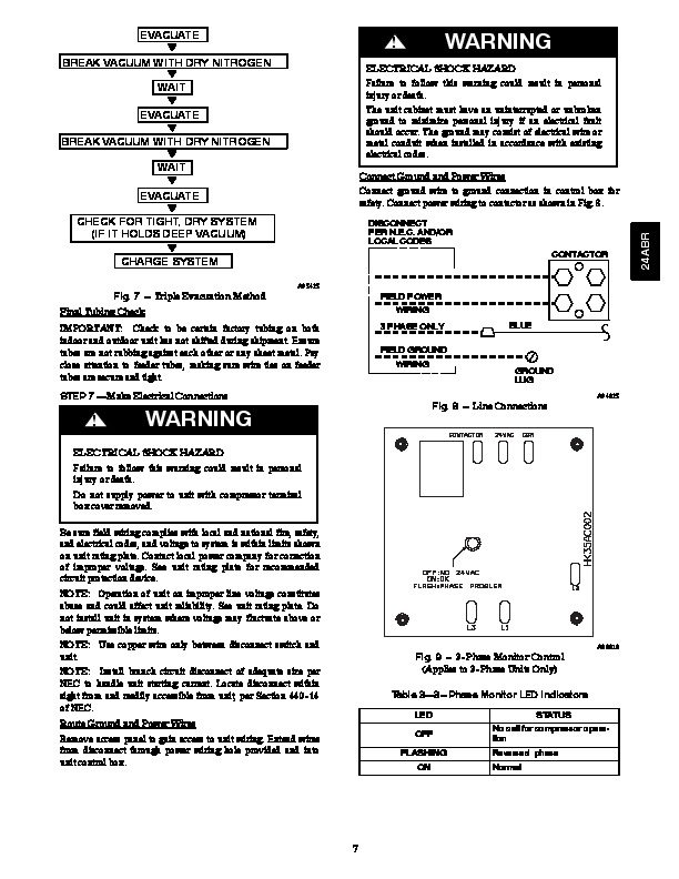 Carrier 24abr 2si Heat Air Conditioner Manual