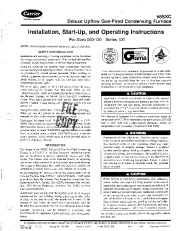 Carrier 58SXC 2SI Gas Furnace Owners Manual page 1