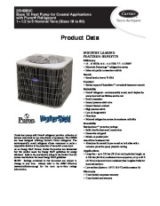 Carrier 25hbb3c 2pd Heat Air Conditioner Manual page 1