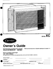 Carrier 73xc 3si Heat Air Conditioner Manual page 1