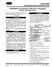 Carrier 58DP 58GP 6SI Gas Furnace Owners Manual page 1