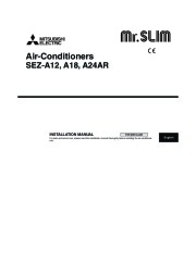 Mitsubishi Electric Owners Manual page 1