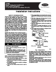 Carrier Owners Manual page 1