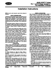 Carrier 58T 2SI Gas Furnace Owners Manual page 1