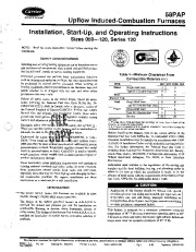 Carrier 58PAP 2SI Gas Furnace Owners Manual page 1