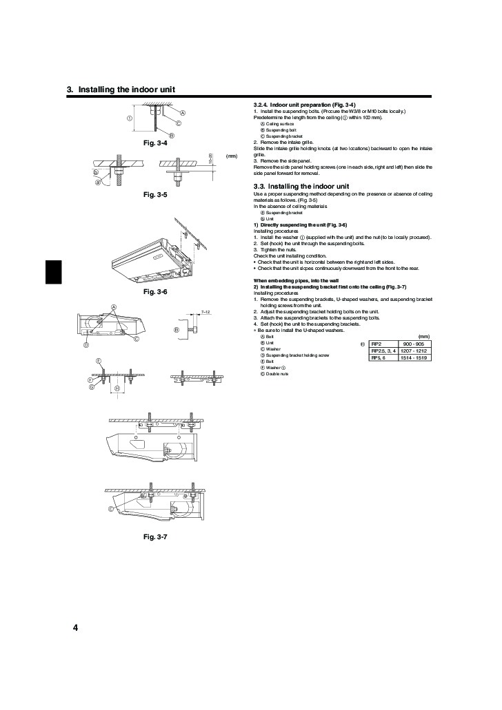 Mitsubishi Mr Slim Pca Rp Ga Ceiling Suspended Air