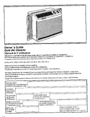 Carrier Owners Manual page 1