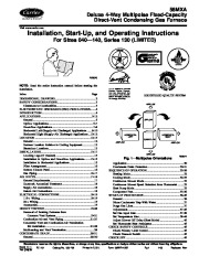 Carrier Owners Manual page 1