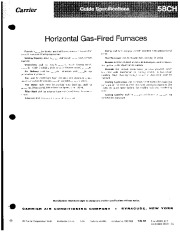 Carrier 58CH 2GS Gas Furnace Owners Manual page 1