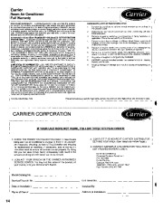 Carrier Owners Manual page 14