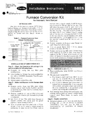 Carrier 58ES 11SI Gas Furnace Owners Manual page 1