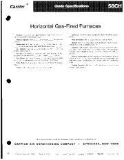 Carrier 58CH 1GS Gas Furnace Owners Manual page 1