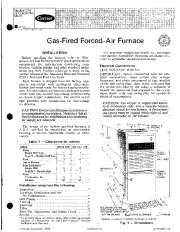 Carrier 58GP 2SI Gas Furnace Owners Manual page 1