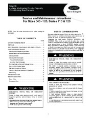 Carrier Owners Manual page 1