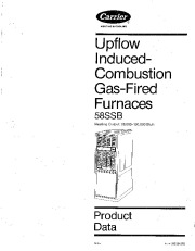 Carrier 58SSB 2PD Gas Furnace Owners Manual page 1