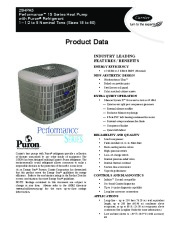 Carrier 25hpa5 4pd Heat Air Conditioner Manual page 1