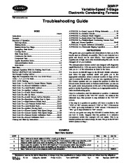 Carrier 58MVP 6SM Gas Furnace Owners Manual page 1