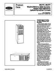 Carrier 58UHV 1PD Gas Furnace Owners Manual page 1