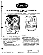 Carrier Owners Manual page 1