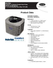 Carrier 25hcr3c 2pd Heat Air Conditioner Manual page 1